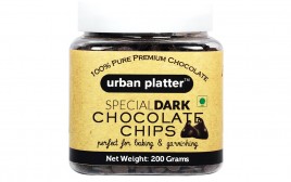 Urban Platter Special Dark Chocolate Chips  Jar  200 grams